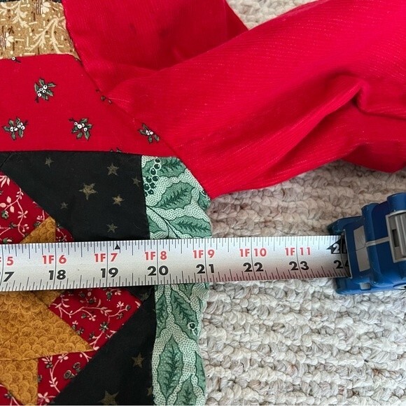 Vintage Calico Collectibles patchwork Christmas jacket - Picture 10 of 11